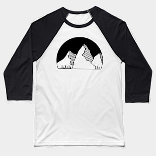 Mountains Baseball T-Shirt